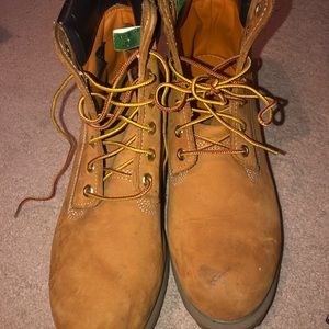 Men’s Timbs. Size 10.5. Used but barely worn